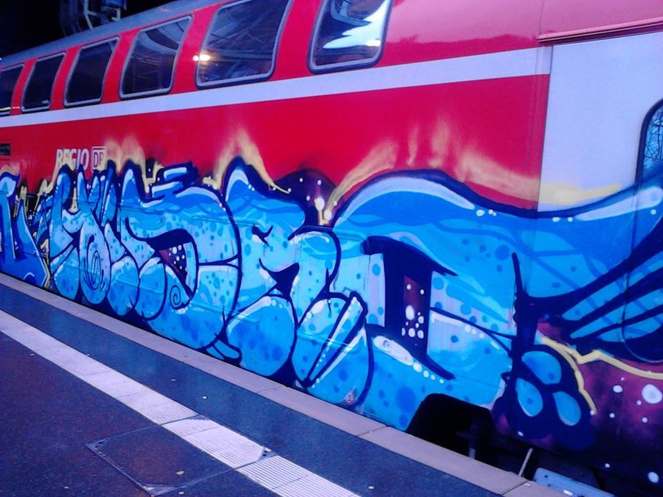 Graffiti Train in Bremen - Photo by oldenburgcity - hidro