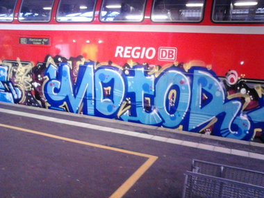 Graffiti Train in Bremen - Photo by oldenburgcity - motor