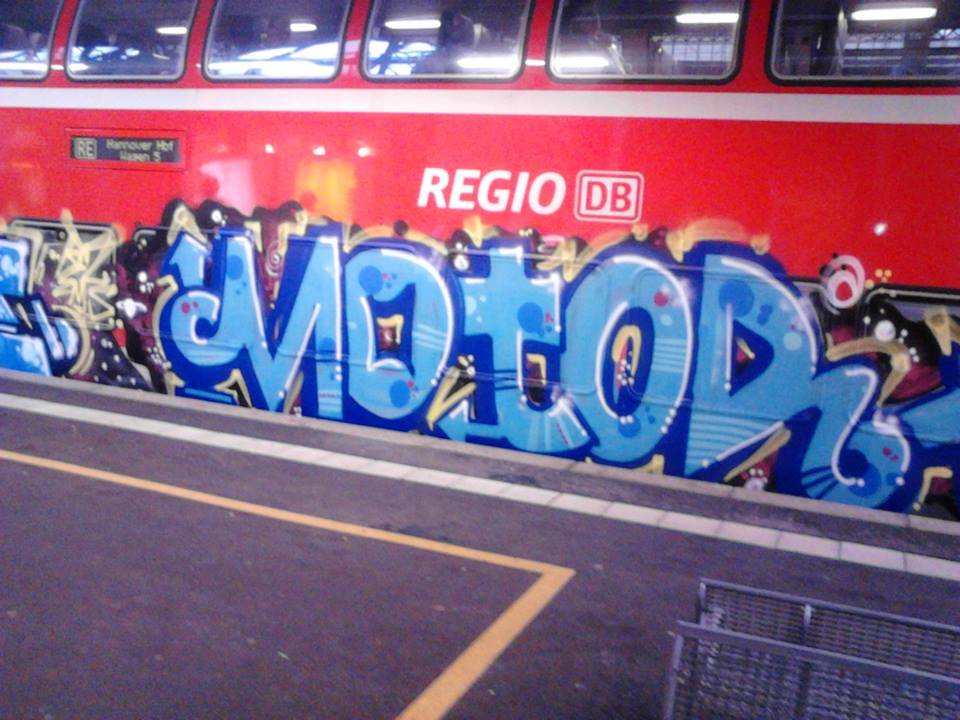 Graffiti Train in Bremen - Photo by oldenburgcity - motor