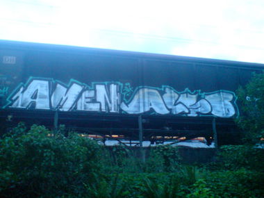 Graffiti Train in Oldenburg - Photo by oldenburgcity - amen, also (2011)