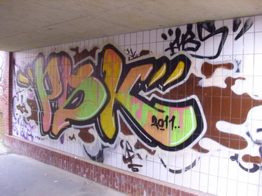 Graffiti Bombing in Oldenburg - Photo by oldenburgcity - psk (2011)