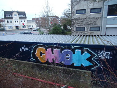 Graffiti Bombing in Oldenburg - Photo by oldenburgcity - chek