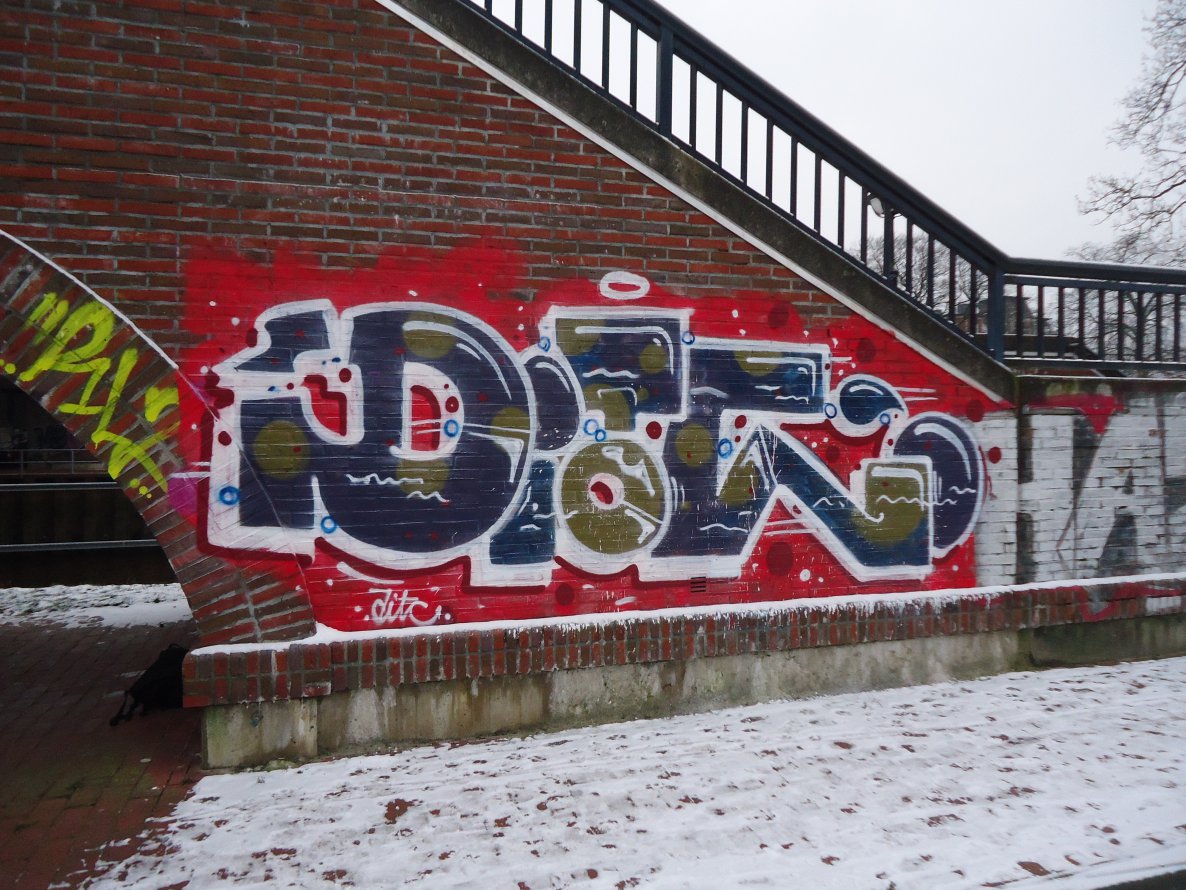 Graffiti Bombing in Oldenburg - Photo by oldenburgcity - ditc (2014)