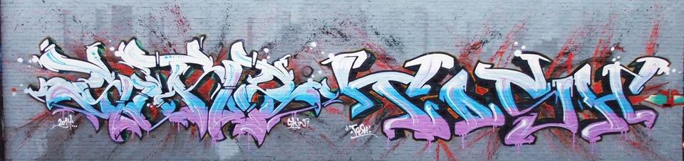 Graffiti Wall in Oldenburg - Photo by oldenburgcity - sure, tosh (2014)