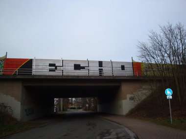 Graffiti Bombing in Oldenburg - Photo by oldenburgcity - echo (2014)