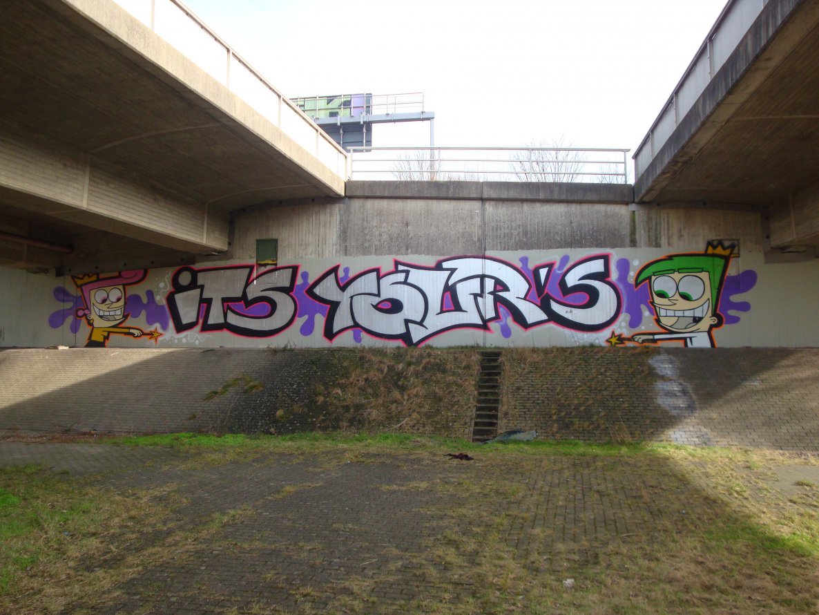 Graffiti Bombing in Oldenburg - Photo by oldenburgcity - its, your's, your (2014)