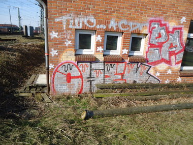 Graffiti Bombing in Oldenburg - Photo by oldenburgcity - chek