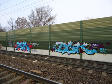 Graffiti Bombing in Timbuktu - Photo by oldenburgcity - psk (2014)