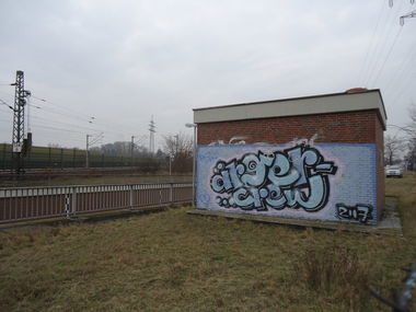 Graffiti Bombing in Timbuktu - Photo by oldenburgcity - ärger, crew, rgr (2007)