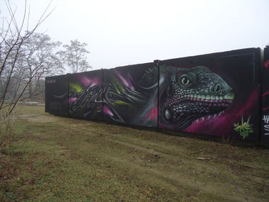 Graffiti Wall in Timbuktu - Photo by oldenburgcity - jayn, ephiq