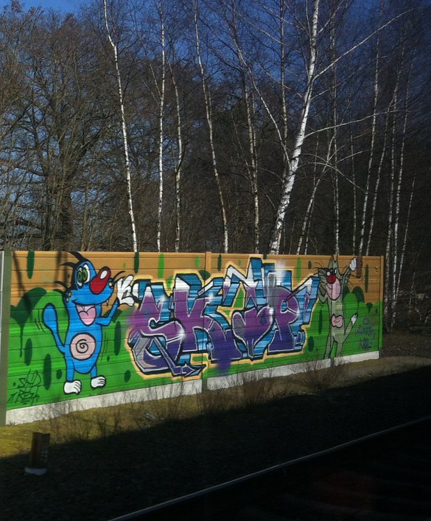 Graffiti Wall - Photo by oldenburgcity - skip
