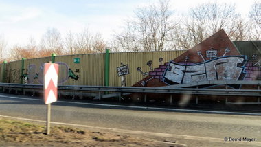 Graffiti Bombing in Oldenburg - Photo by oldenburgcity - bza