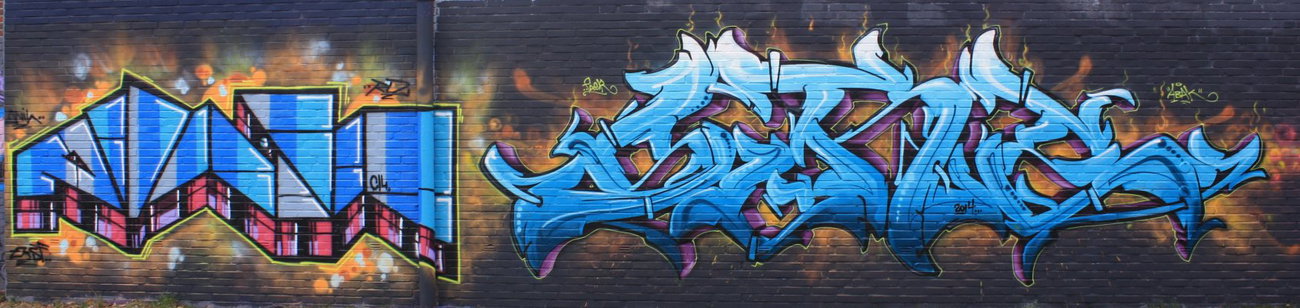 Graffiti Wall - Photo by oldenburgcity - onil, sure (2014)