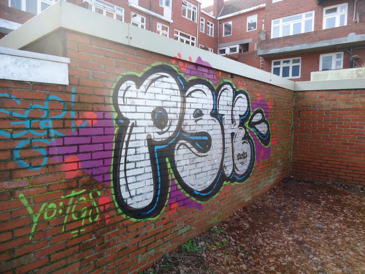 Graffiti Bombing in Groningen - Photo by oldenburgcity - psk (2014)