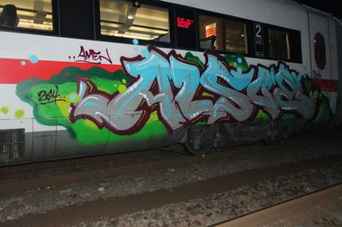 Graffiti Train - Photo by oldenburgcity - alsoe