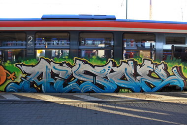 Graffiti Train - Photo by oldenburgcity - alsoe