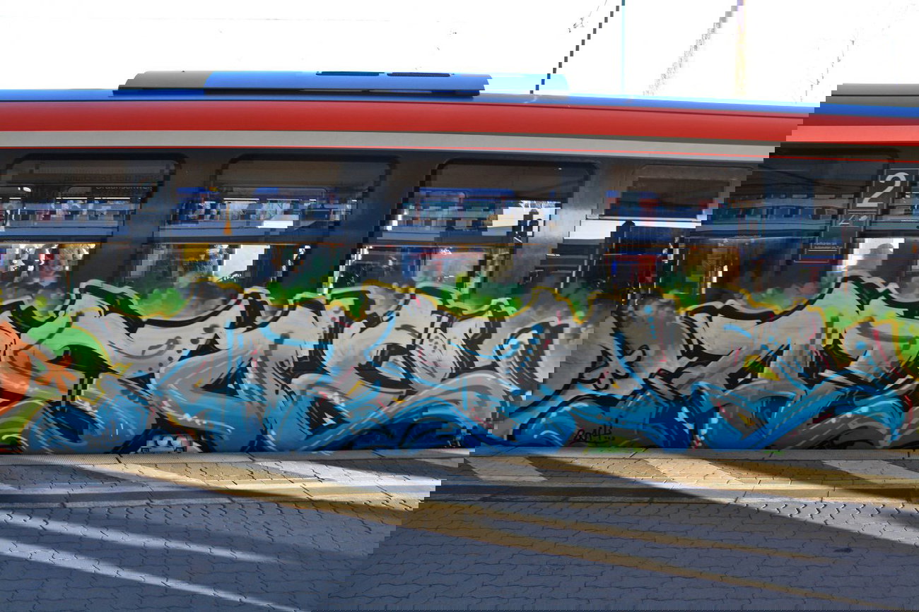 Graffiti Train - Photo by oldenburgcity - alsoe