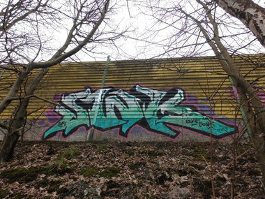 Graffiti Bombing in Oldenburg - Photo by oldenburgcity - swk (2014)