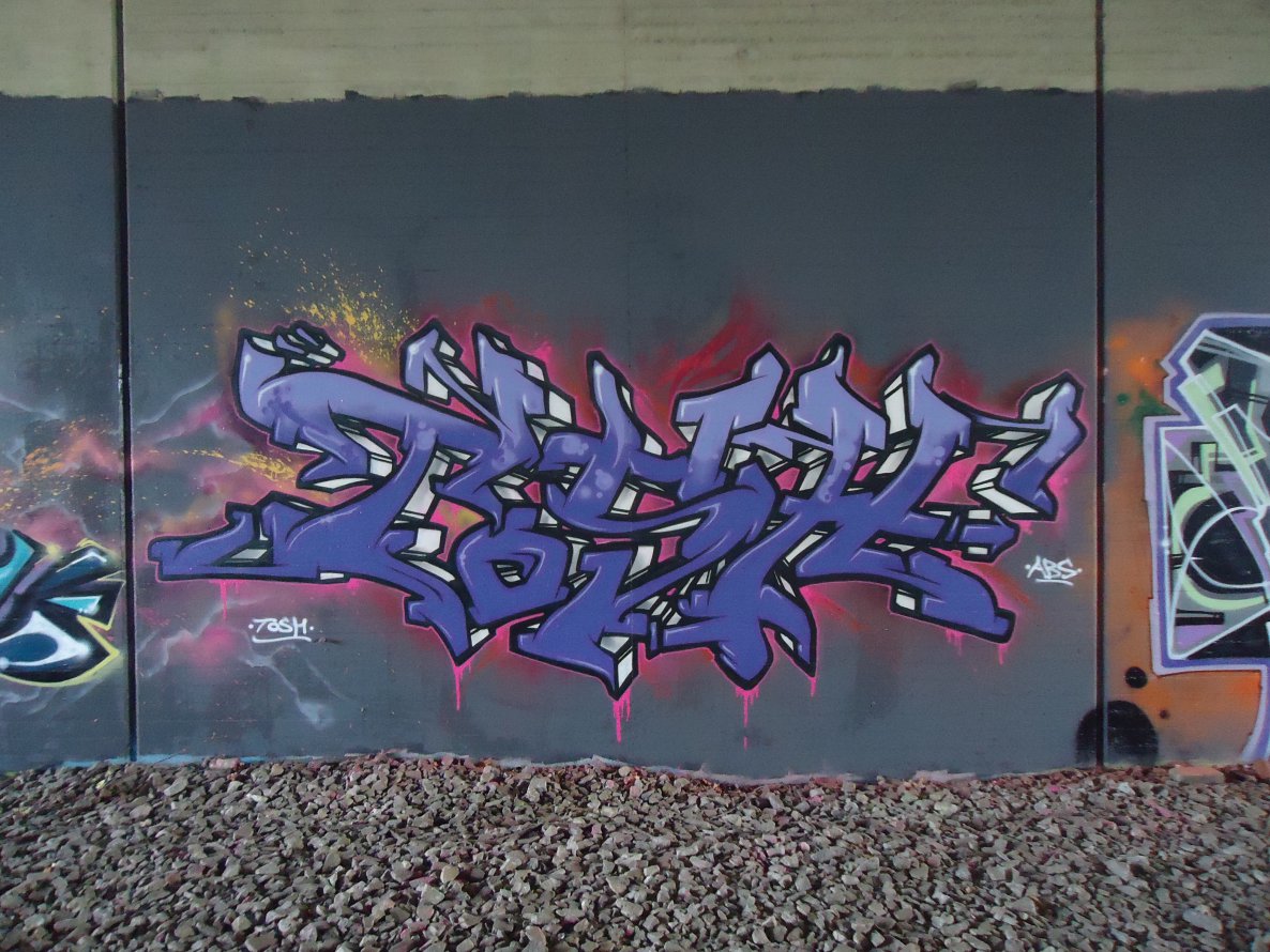 Graffiti Wall in Oldenburg - Photo by oldenburgcity - tosh (2014)