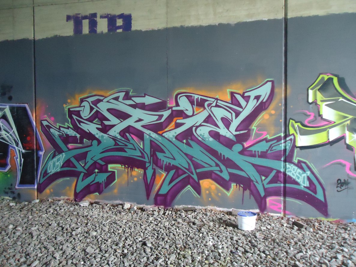 Graffiti Wall in Oldenburg - Photo by oldenburgcity - irie (2014)