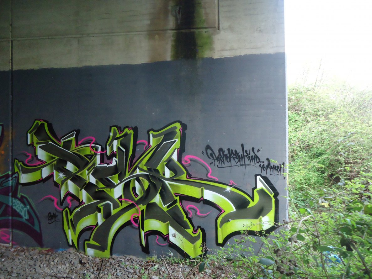 Graffiti Wall in Oldenburg - Photo by oldenburgcity - psk, sbek (2014)
