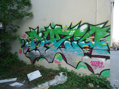 Graffiti Wall in Oldenburg - Photo by oldenburgcity - razia, vza (2014)