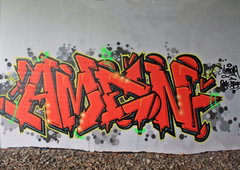 Graffiti Wall - Photo by oldenburgcity - amen