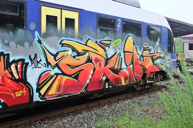 Graffiti Train - Photo by oldenburgcity - skin