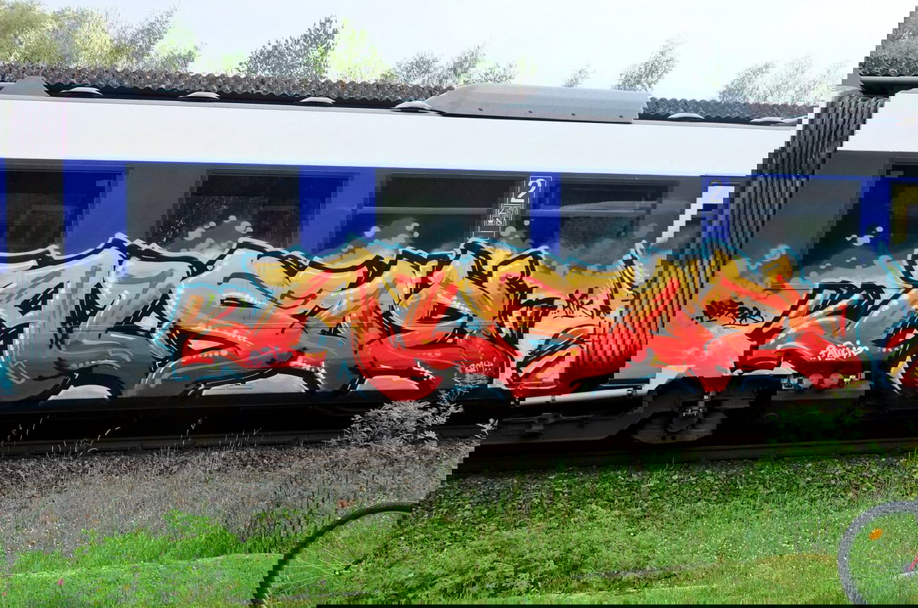 Graffiti Train - Photo by oldenburgcity - alsoe
