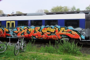 Graffiti Train - Photo by oldenburgcity - chek