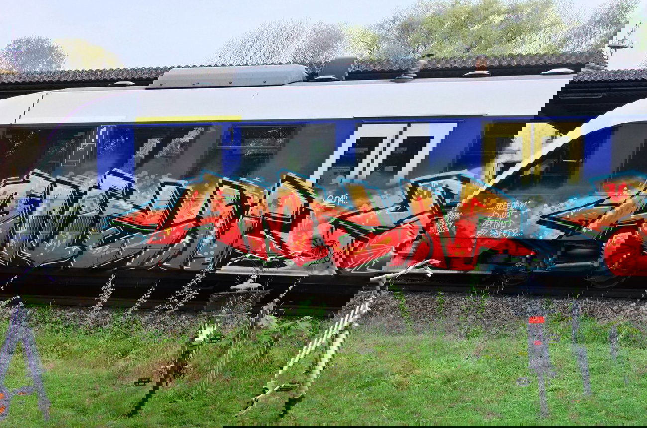 Graffiti Train - Photo by oldenburgcity - amen