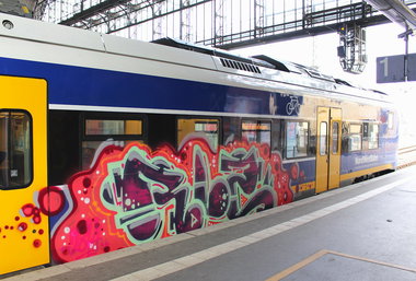 Graffiti Train - Photo by oldenburgcity - rlz (2014)