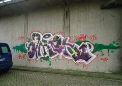 Graffiti Bombing in Oldenburg - Photo by oldenburgcity - amen (2014)