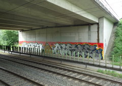 Graffiti Bombing in Oldenburg - Photo by oldenburgcity - amen, alsoe, also (2014)