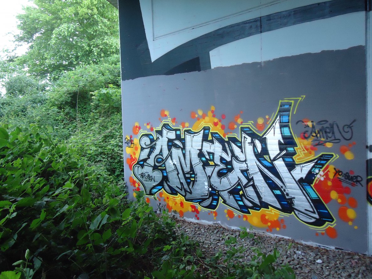 Graffiti Wall in Oldenburg - Photo by oldenburgcity - amen (2014)