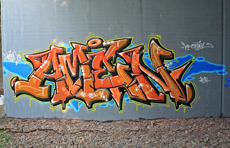 Graffiti Wall in Oldenburg - Photo by oldenburgcity - amen (2014)