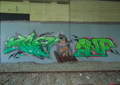 Graffiti Wall in Oldenburg - Photo by oldenburgcity - tgf, snf (2014)