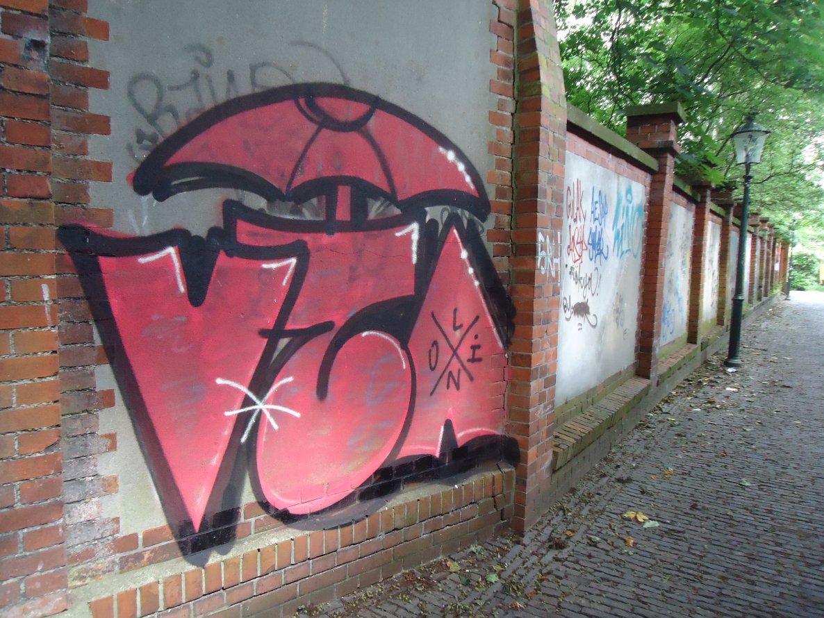 Graffiti Bombing in Oldenburg - Photo by oldenburgcity - vza, lino, leeno