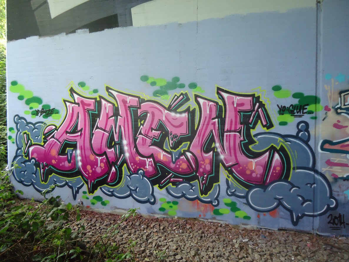 Graffiti Wall - Photo by oldenburgcity - amen (2014)