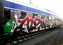 Graffiti Train - Photo by oldenburgcity - alsoe, skin (2014)