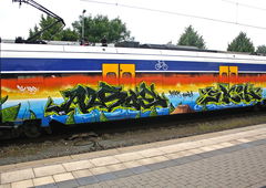 Graffiti Train - Photo by oldenburgcity - alsoe, skin (2014)