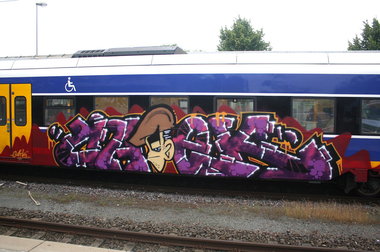 Graffiti Train - Photo by oldenburgcity - chek (2014)
