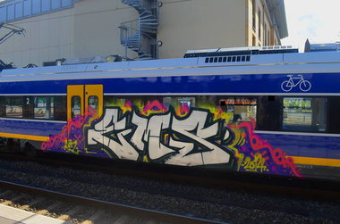 Graffiti Train - Photo by oldenburgcity - ems (2014)