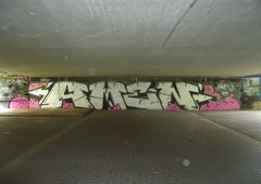 Graffiti Bombing - Photo by oldenburgcity - amen (2014)
