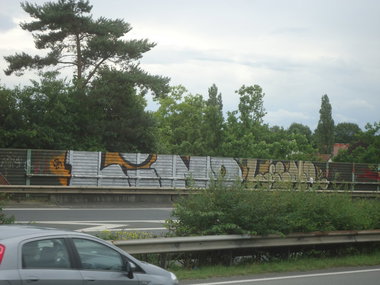 Graffiti Bombing - Photo by oldenburgcity - lino, leeno, vza (2014)
