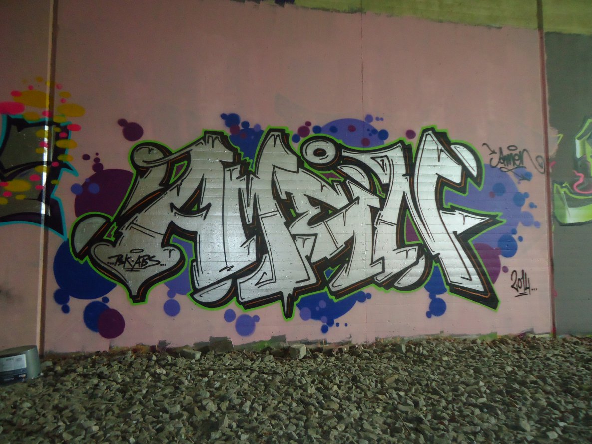 Graffiti Wall - Photo by oldenburgcity - amen (2014)