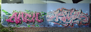 Graffiti Wall - Photo by oldenburgcity - amen, oytr (2014)