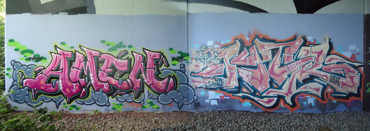 Graffiti Wall - Photo by oldenburgcity - amen, oytr (2014)