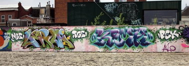 Graffiti Wall in Groningen - Photo by oldenburgcity - leroi, koma (2014)