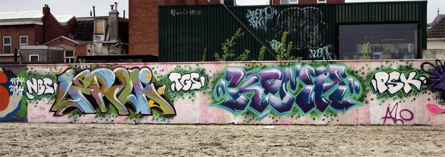 Graffiti Wall in Groningen - Photo by oldenburgcity - leroi, koma (2014)